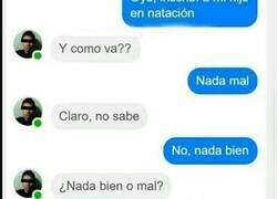 Enlace a Nadando en río revuelto