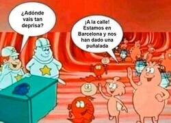 Enlace a Allá van los glóbulos rojos