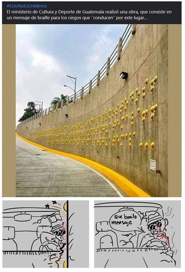 Meme_otros - Braile en las carreteras