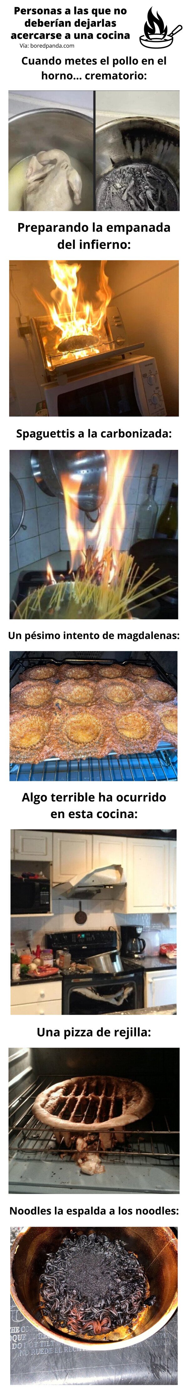 Meme_otros - Personas a las que no deberían dejarlas acercarse a una cocina