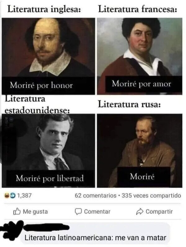 Meme_otros - Todos los literarios acaban igual