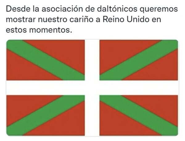 Otros - Los daltónicos, con el Reino Unido