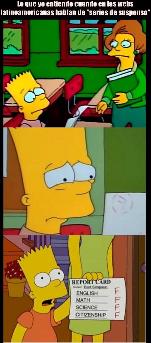 Meme_otros - Una serie con suspensos