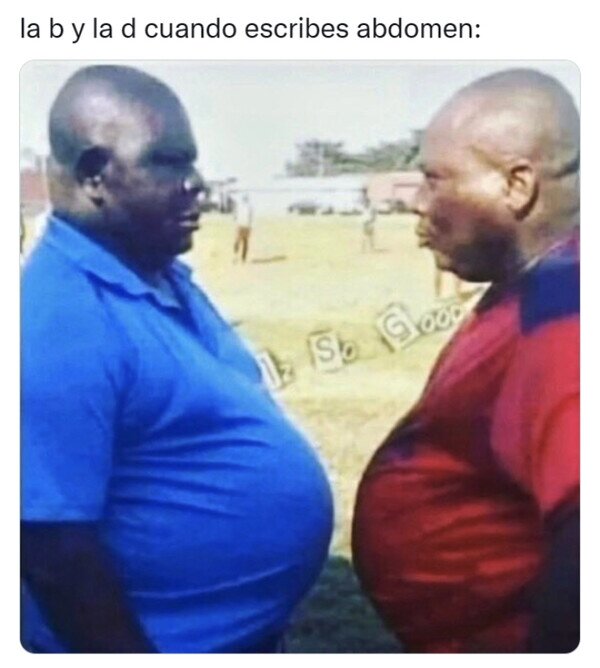 Meme_otros - Sus panzas se miran