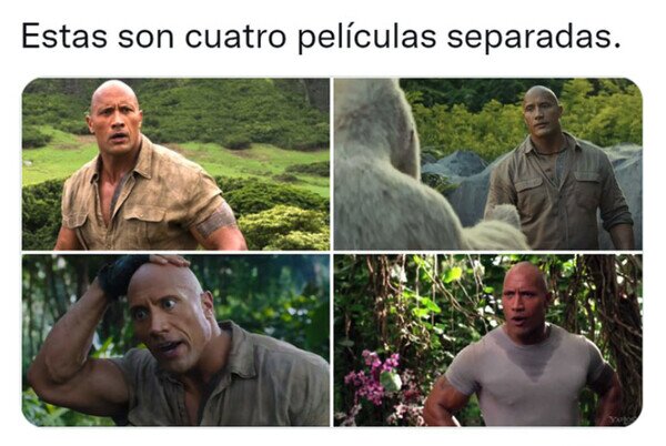 Meme_otros - ¿Hace The Rock siempre el mismo papel?
