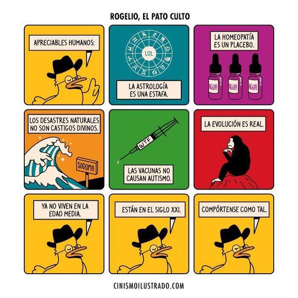 Meme_otros - Hagan caso a Rogelio, el pato culto