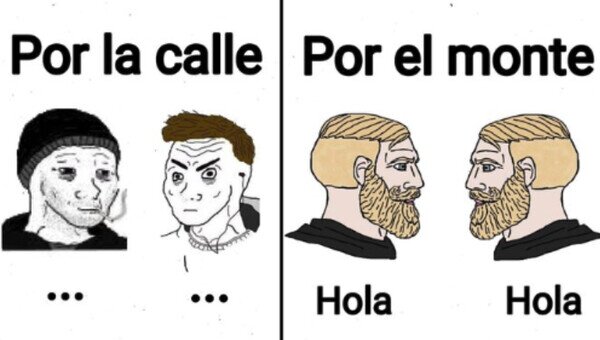 Otros - En la naturaleza sí corresponde saludar