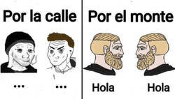 Enlace a En la naturaleza sí corresponde saludar