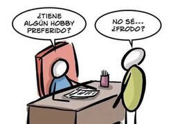 Enlace a Dije hobby, no Hobbit