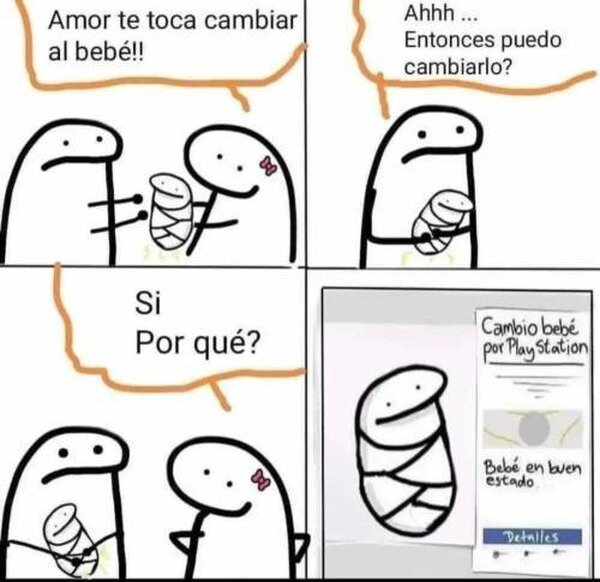 Meme_otros - Cambiar al bebé
