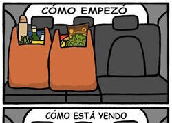 Enlace a Cuando metes la compra en los asientos traseros