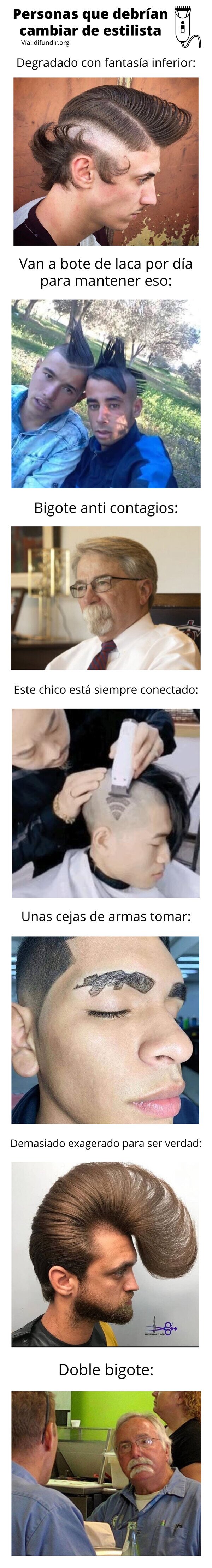Meme_otros - Personas que deberían cambiar de estilista