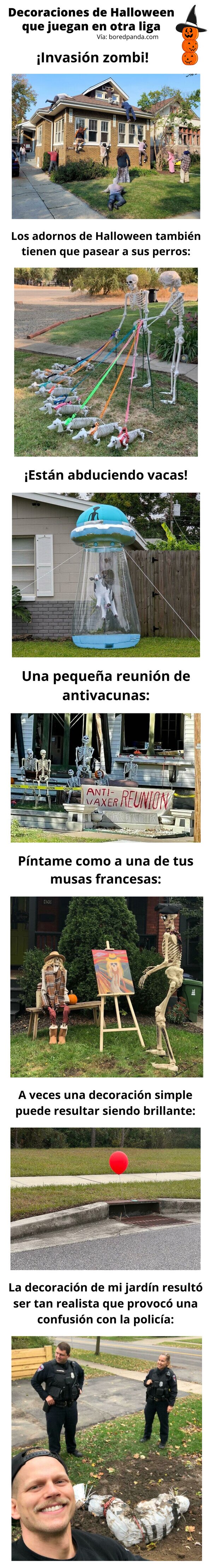 Meme_otros - Decoraciones de Halloween que juegan en otra liga