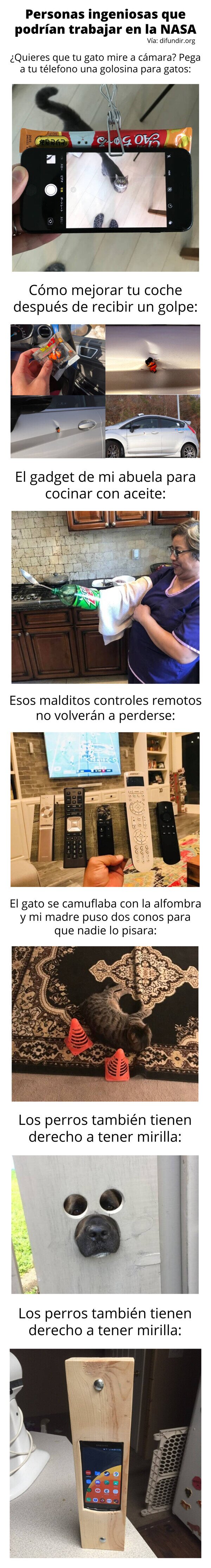 Meme_otros - Personas ingeniosas que podrían trabajar en la NASA