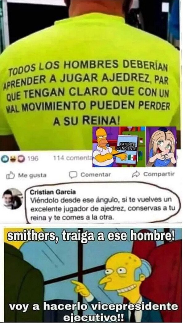 Meme_otros - El amor es como el ajedrez