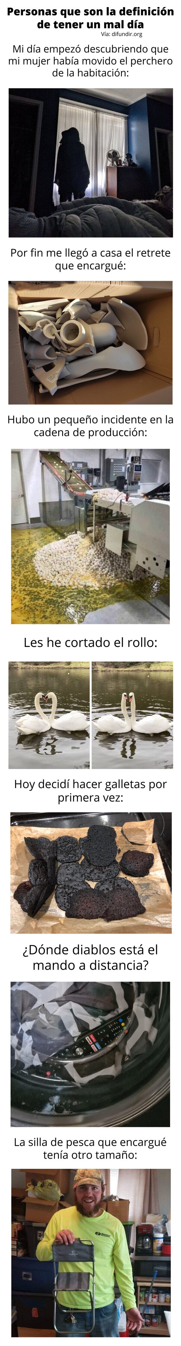 Meme_otros - Personas que son la definición de tener un mal día