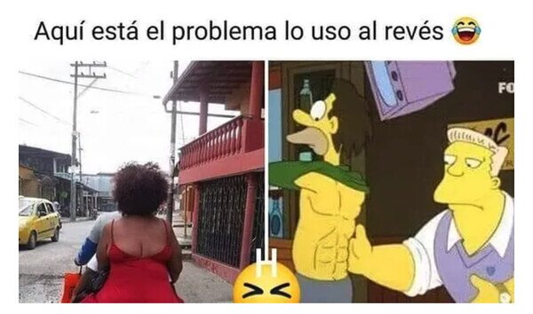 Otros - Las espaldas frontales también se predijeron en Los Simpson