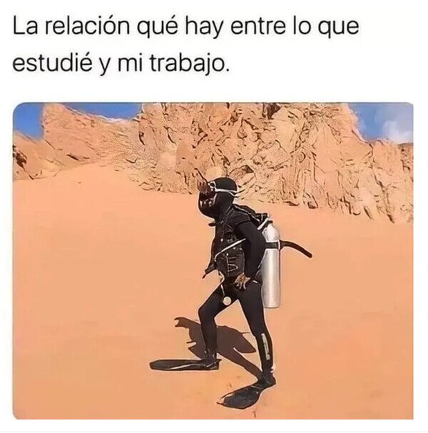 buzo,desierto,trabajo,estudios
