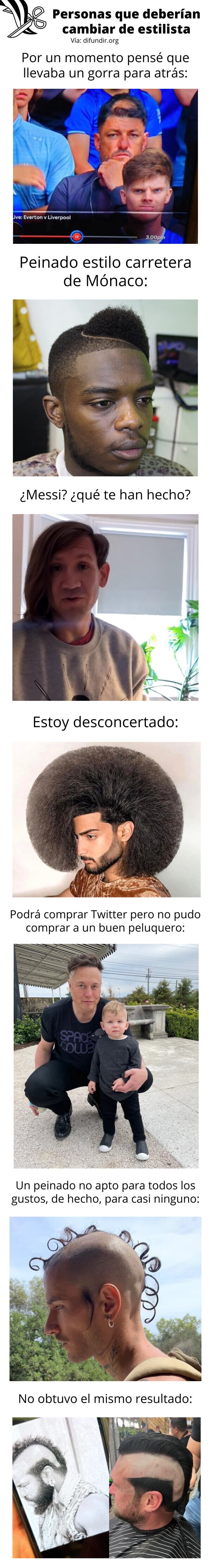 Meme_otros - Personas que deberían cambiar de estilista