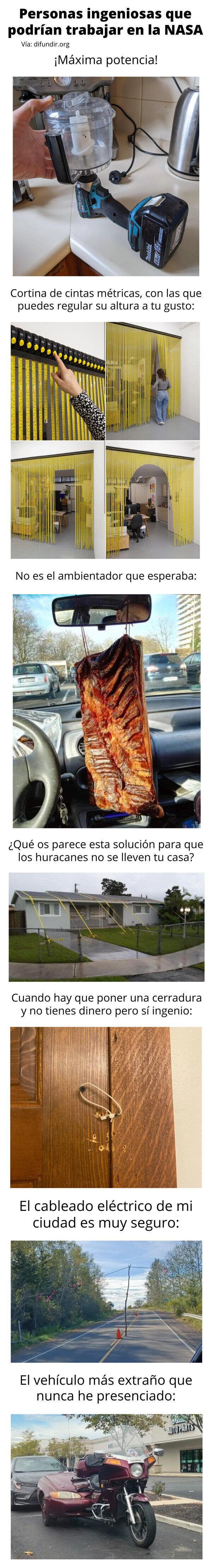 Meme_otros - Personas ingeniosas que podrían trabajar en la NASA