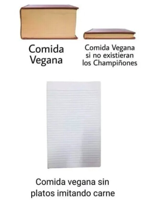 Meme_otros - En lo que se basa la comida vegana