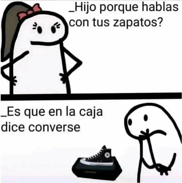 zapatos,hablar,converse