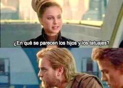 Enlace a A Anakin ya se le veían maneras