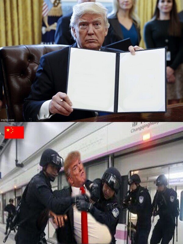 Meme_otros - Cuidado con quedarte en blanco ahora mismo en China