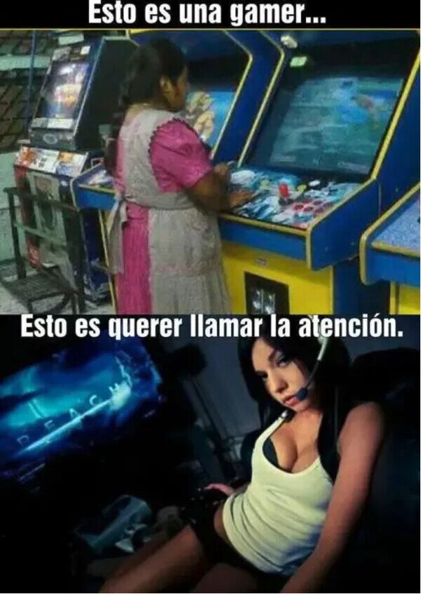 Meme_otros - Una gamer de verdad