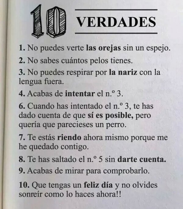 Meme_otros - 10 verdades antes de seguir con tu día