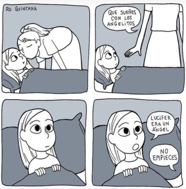 Otros - La niña diabólica se va a dormir