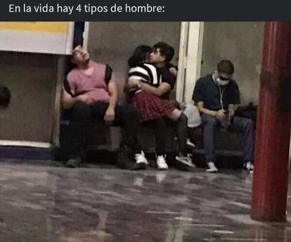 Meme_otros - Ahí no hay 4 homb... ¡oh!