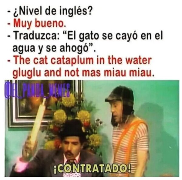 Meme_otros - Mi nivel real de inglés