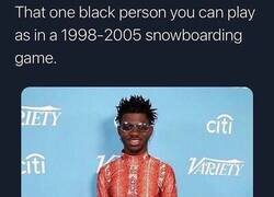 Enlace a Un personaje de un juego de snowboard de hace 20 años