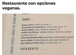 Enlace a Qué bueno que tengan opciones para los veganos