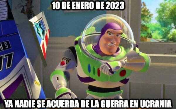Buzz_lightyear - Yo no he vuelto a ver a gente hablando del tema