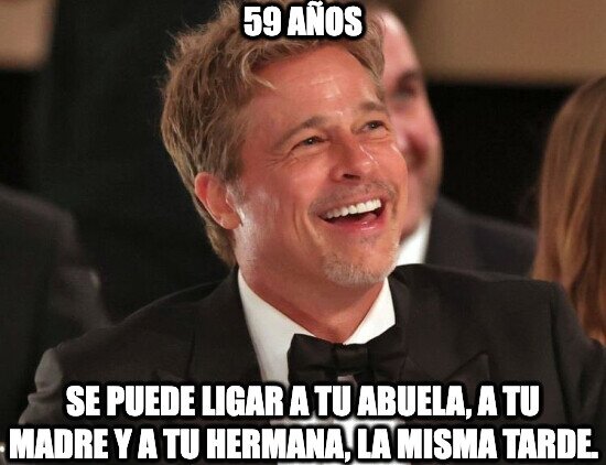 Meme_otros - Brad Pitt es otro nivel