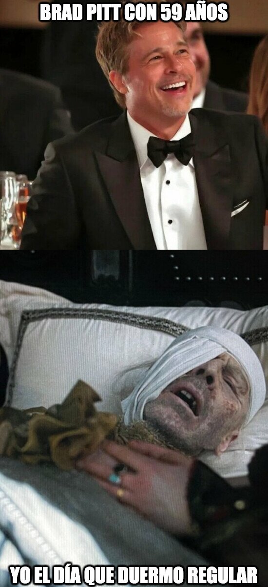Meme_otros - Brad Pitt y su pacto con el diablo