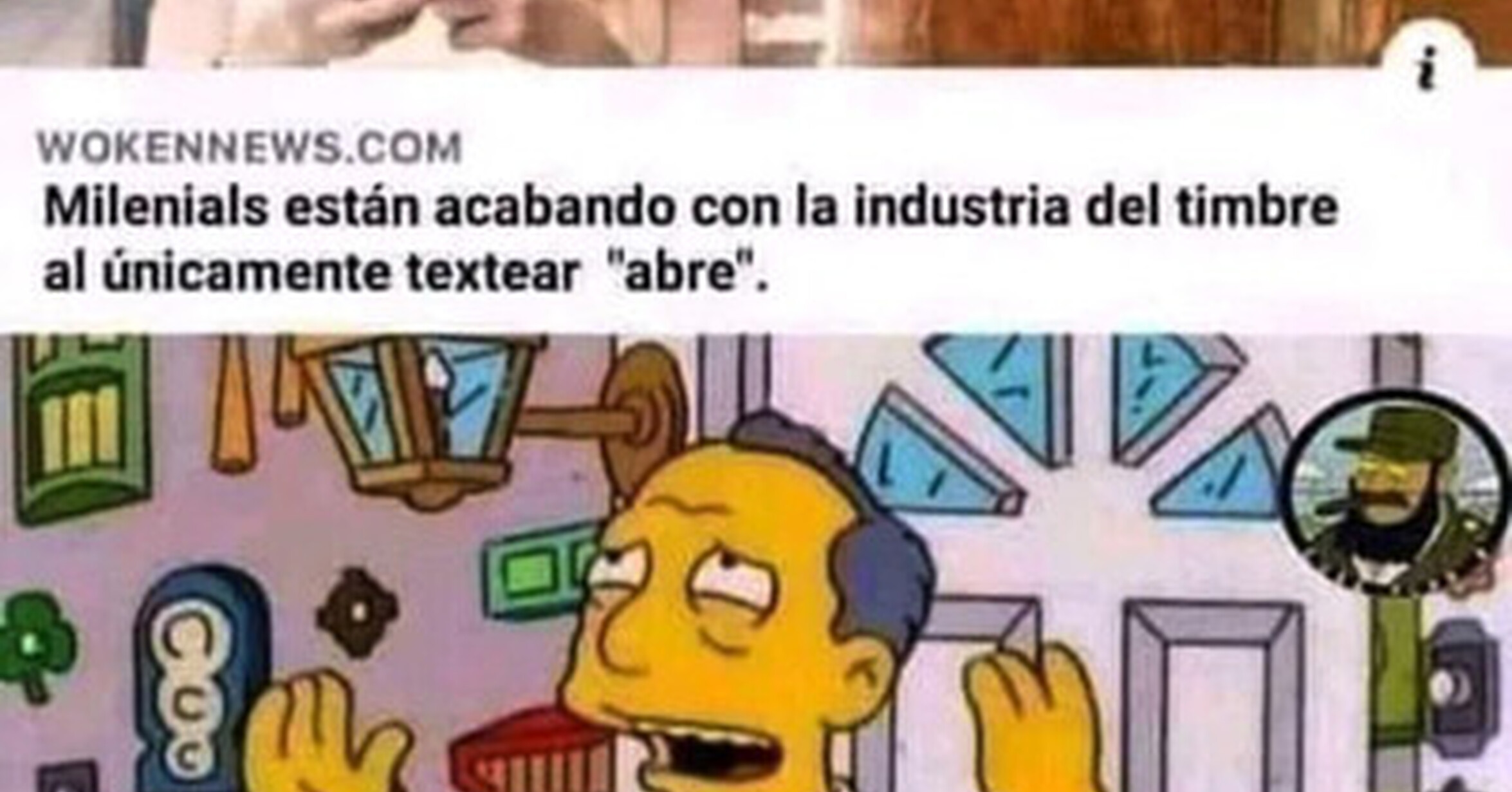 Cuánto cabrón / Se está perdiendo el uso del timbre