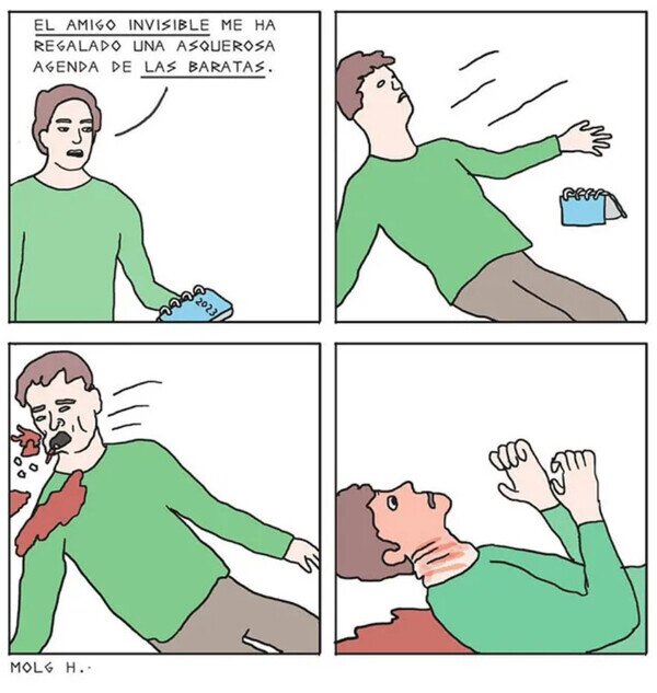 Otros - Cuidado con criticar los regalos del amigo invisible