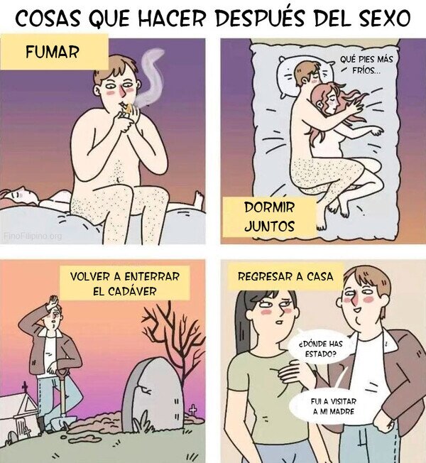 Meme_otros - Cosas que hacer después del sexo