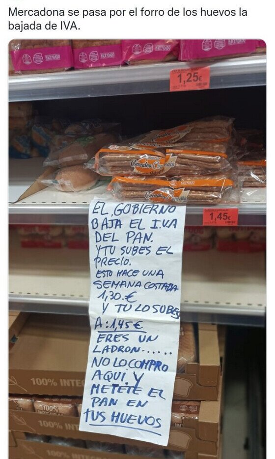 Meme_otros - Nota en el Mercadona