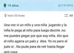 Enlace a El niño encontró un atajo