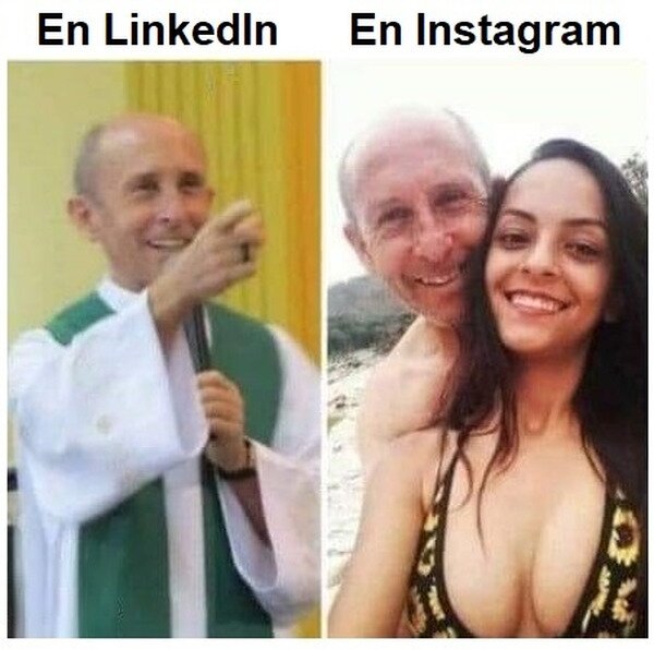 Meme_otros - En LinkedIn y en Instagram...
