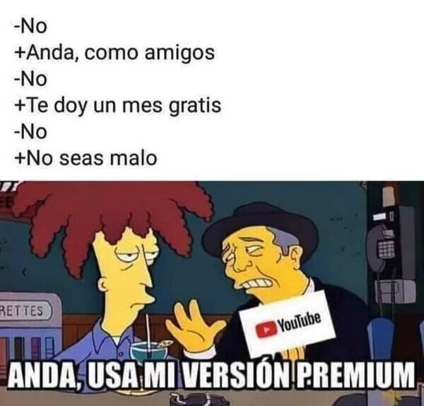 Otros - YouTube Premium, no insistas