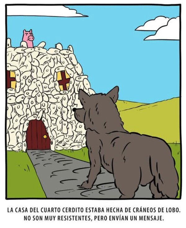 Meme_otros - Al cuarto cerdito nos lo censuraron