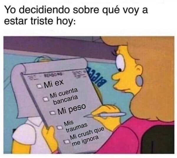Otros - ¿Qué tristeza tenemos hoy?