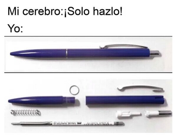 Otros - Descomposición de un bolígrafo