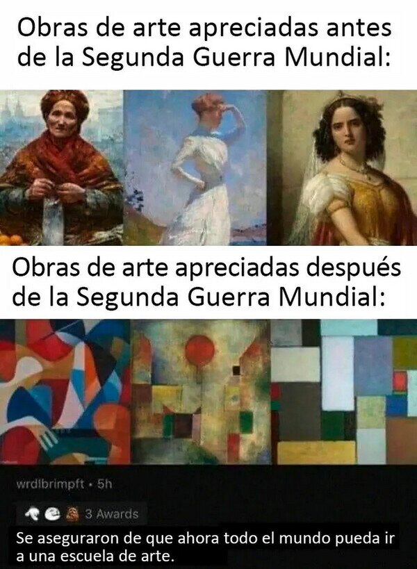 guerra,mundial,arte,antes,después,escuela,hitler