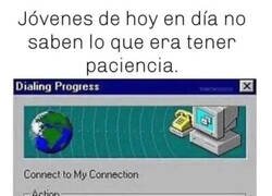 Enlace a La verdadera paciencia se demostraba aquí